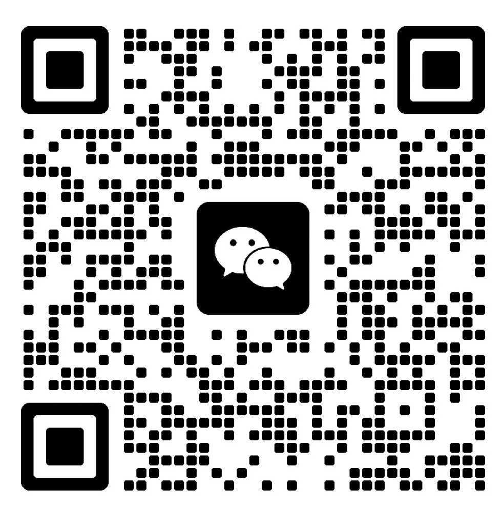 微信小程序二维码,方形黑色线条组成,背景为白色,中心位置有小程序图标标识