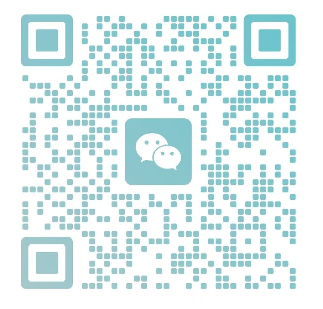 微信公众号二维码,方形黑色线条组成,背景为白色,中心位置有微信图标标识